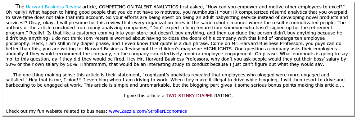 blog Ana and the Harvard Business Professors COMPETITING ON TALENT ANALYTICS